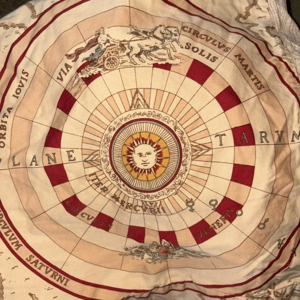 ALVIERO MARTINI T‎ J Vestor duvet cover world map Italy cotton 98X86 sz